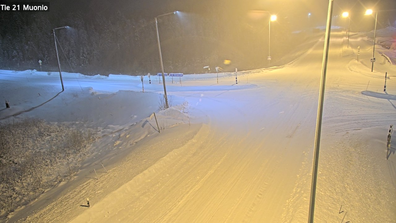 Weather Camera Image Väg 21 Muonio, Muonio, Lappi