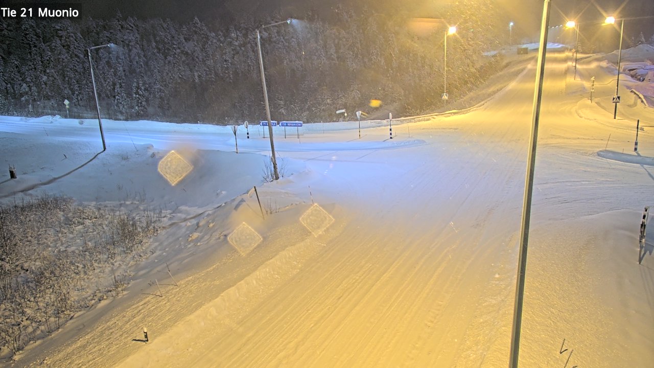Weather Camera Image Väg 21 Muonio, Muonio, Lappi