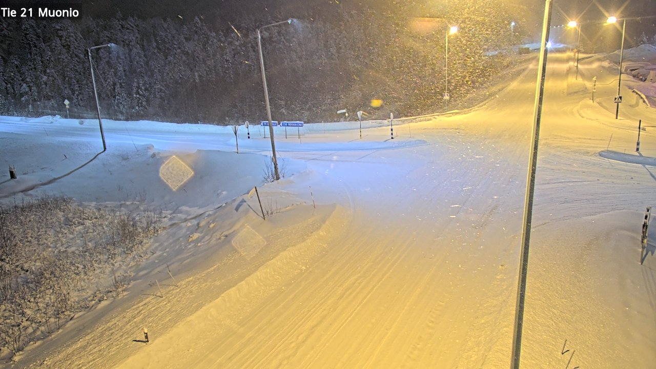 Weather Camera Image Väg 21 Muonio, Muonio, Lappi
