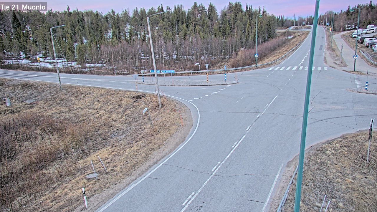 Weather Camera Image Väg 21 Muonio, Muonio, Lappi