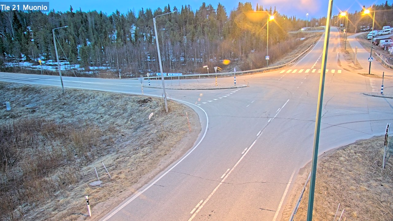Weather Camera Image Väg 21 Muonio, Muonio, Lappi