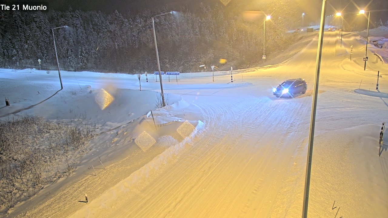 Weather Camera Image Väg 21 Muonio, Muonio, Lappi