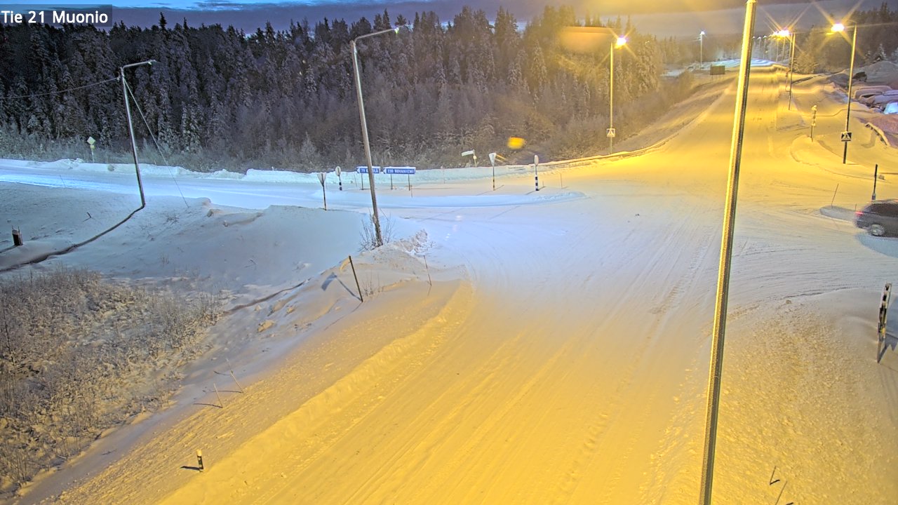 Weather Camera Image Väg 21 Muonio, Muonio, Lappi