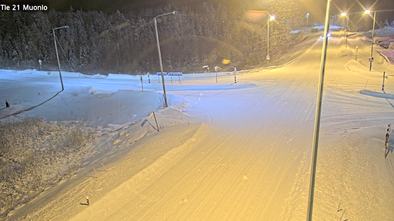 Weather Camera Image Väg 21 Muonio, Muonio, Lappi