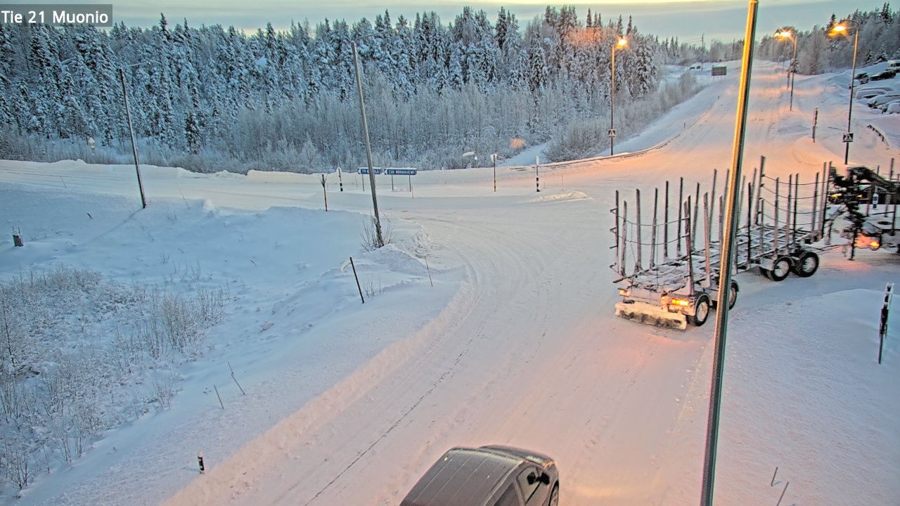 Weather Camera Image Road 21 Muonio, Muonio, Lappi