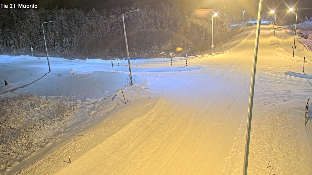 Weather Camera Image Väg 21 Muonio, Muonio, Lappi