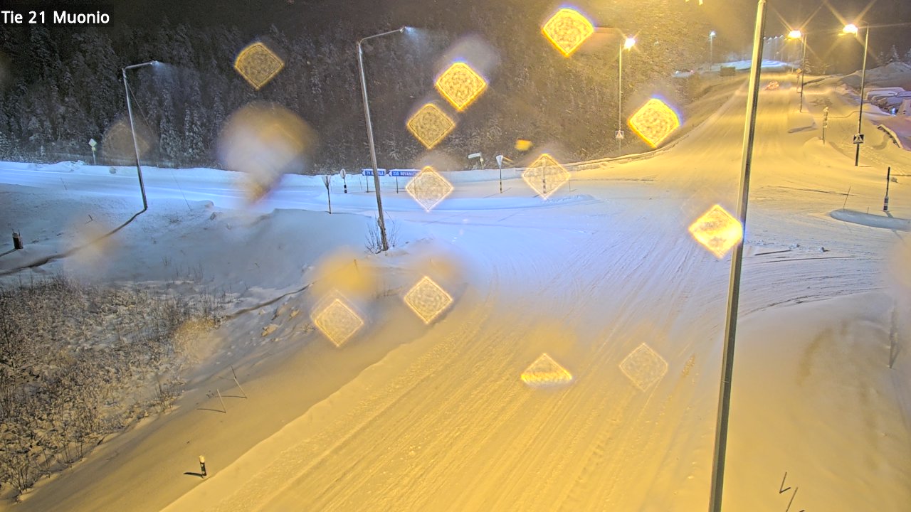 Weather Camera Image Väg 21 Muonio, Muonio, Lappi