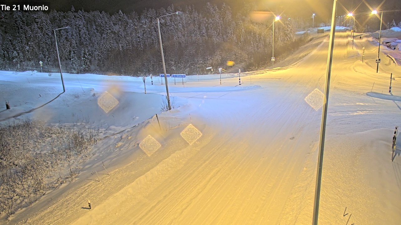 Weather Camera Image Väg 21 Muonio, Muonio, Lappi