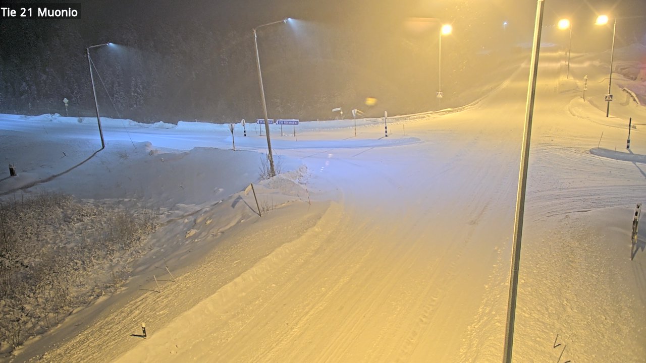 Weather Camera Image Väg 21 Muonio, Muonio, Lappi