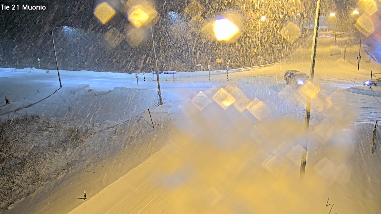 Weather Camera Image Väg 21 Muonio, Muonio, Lappi