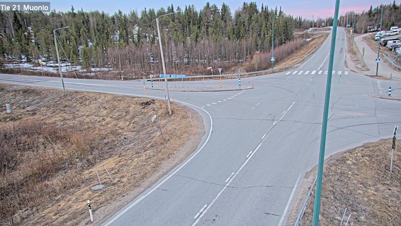 Weather Camera Image Väg 21 Muonio, Muonio, Lappi