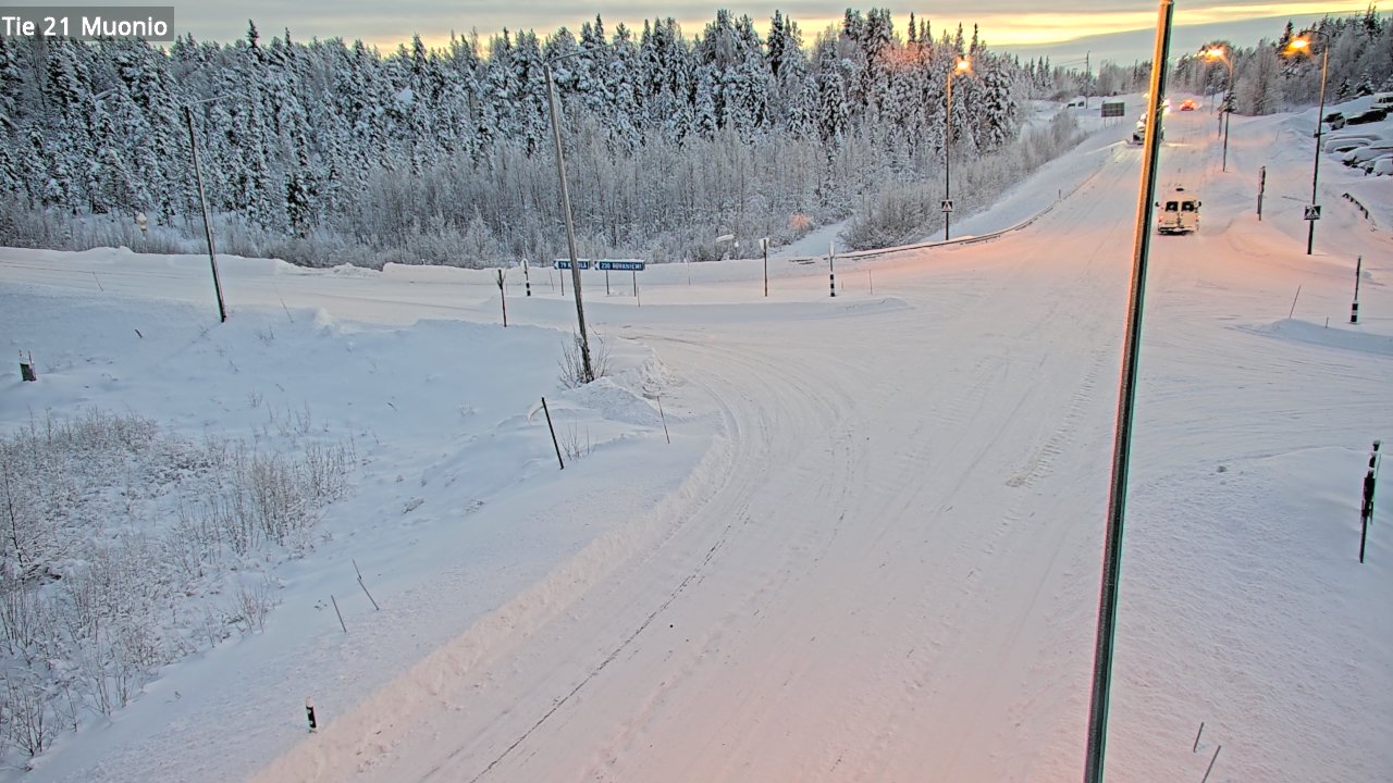 Weather Camera Image Road 21 Muonio, Muonio, Lappi