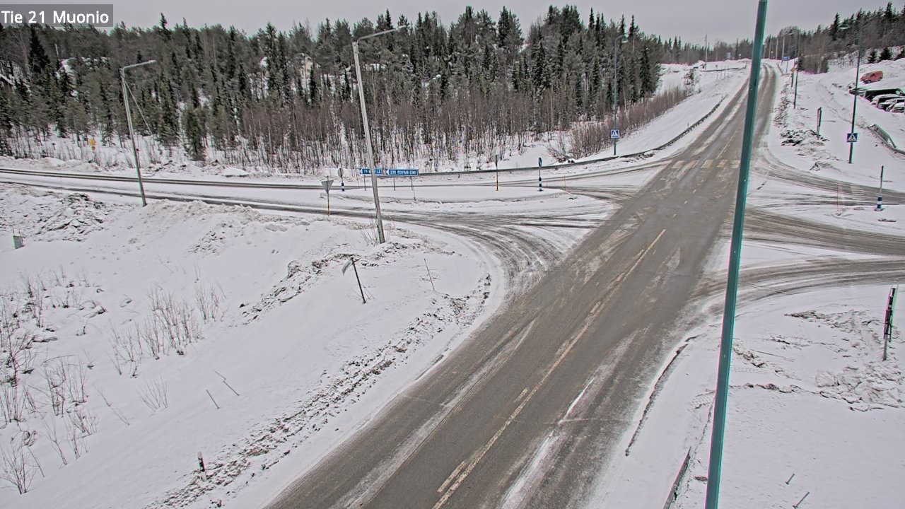 Weather Camera Image Road 21 Muonio, Muonio, Lappi