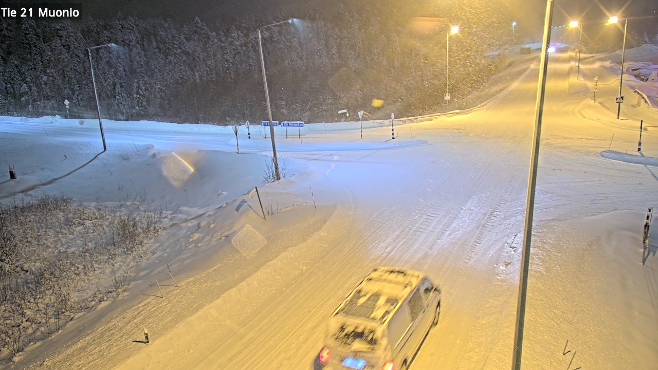 Weather Camera Image Väg 21 Muonio, Muonio, Lappi