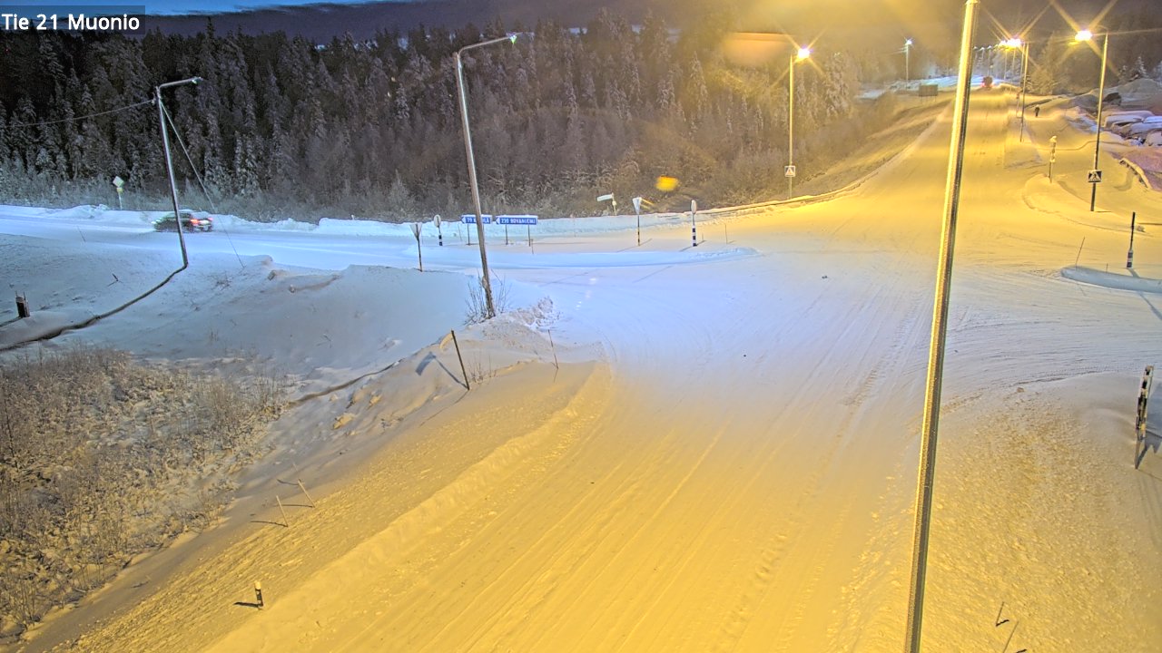 Weather Camera Image Väg 21 Muonio, Muonio, Lappi