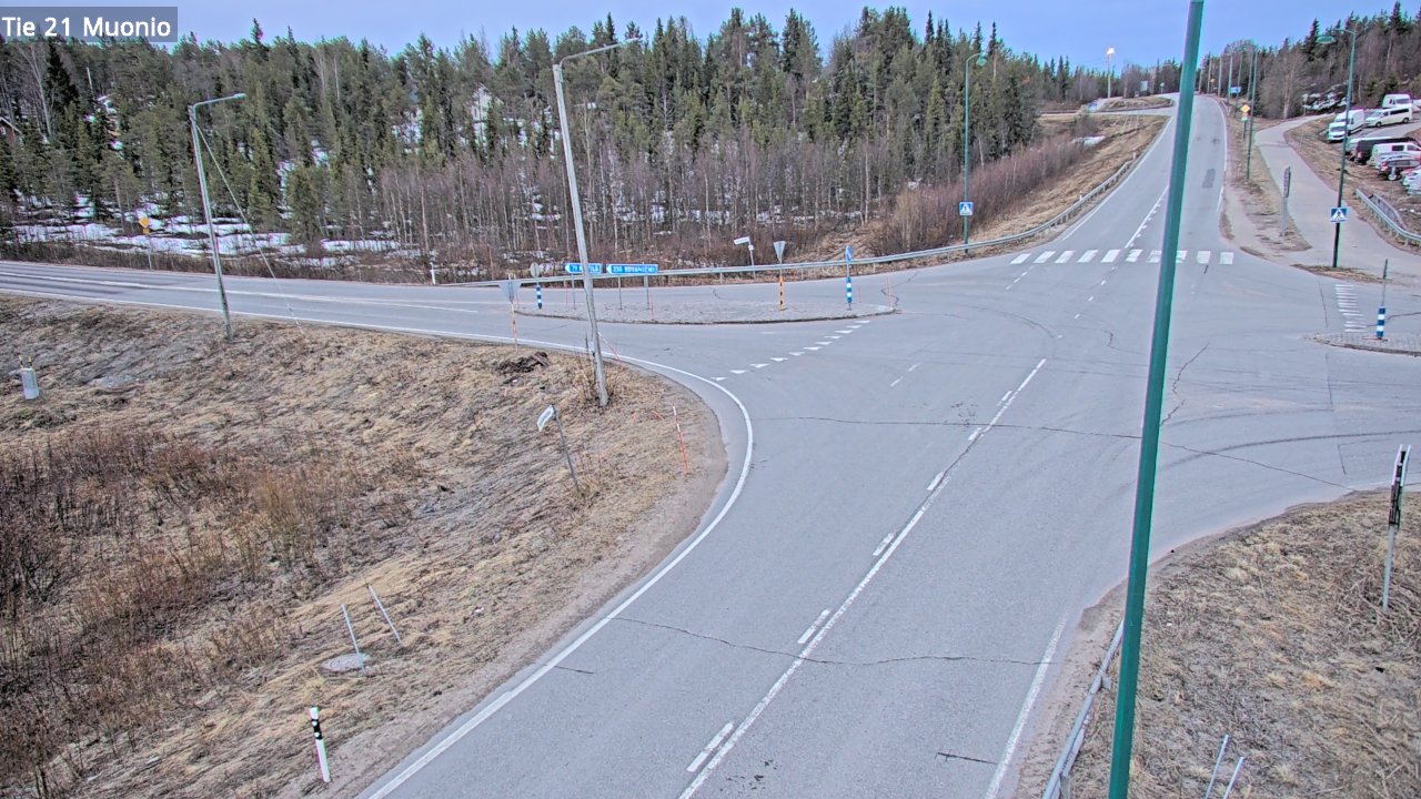 Weather Camera Image Väg 21 Muonio, Muonio, Lappi