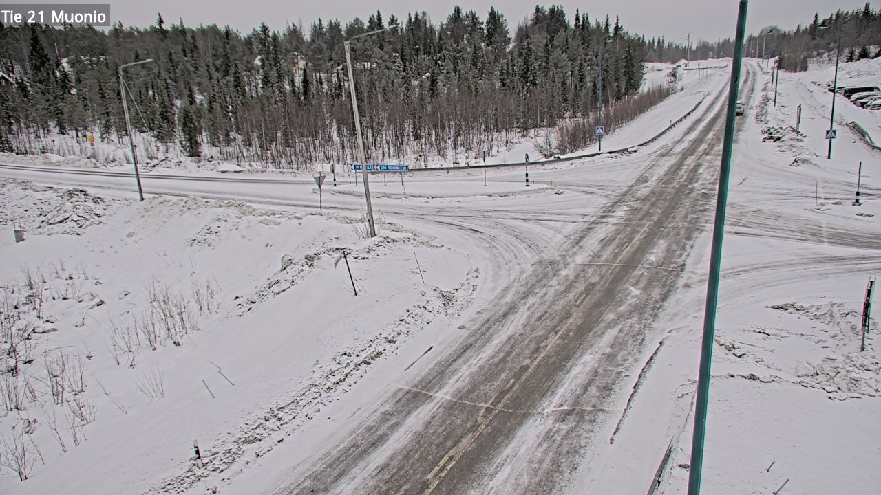 Weather Camera Image Road 21 Muonio, Muonio, Lappi