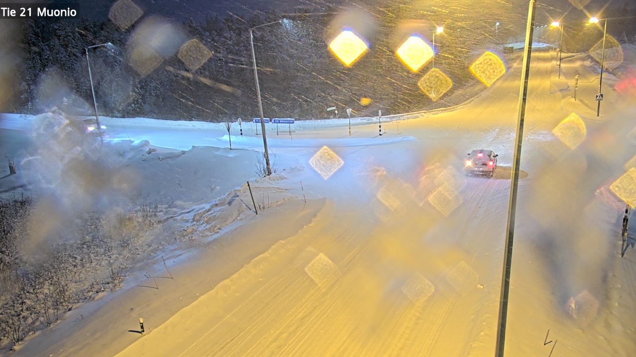 Weather Camera Image Väg 21 Muonio, Muonio, Lappi