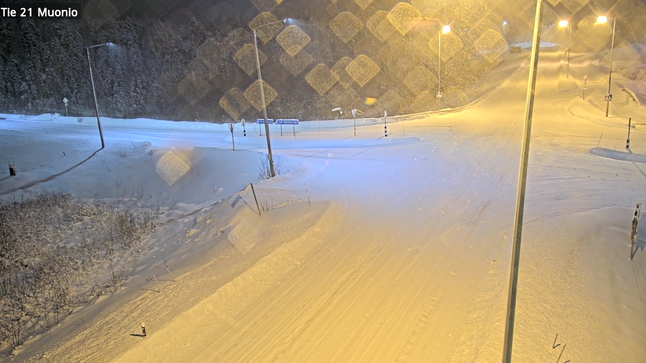 Weather Camera Image Väg 21 Muonio, Muonio, Lappi
