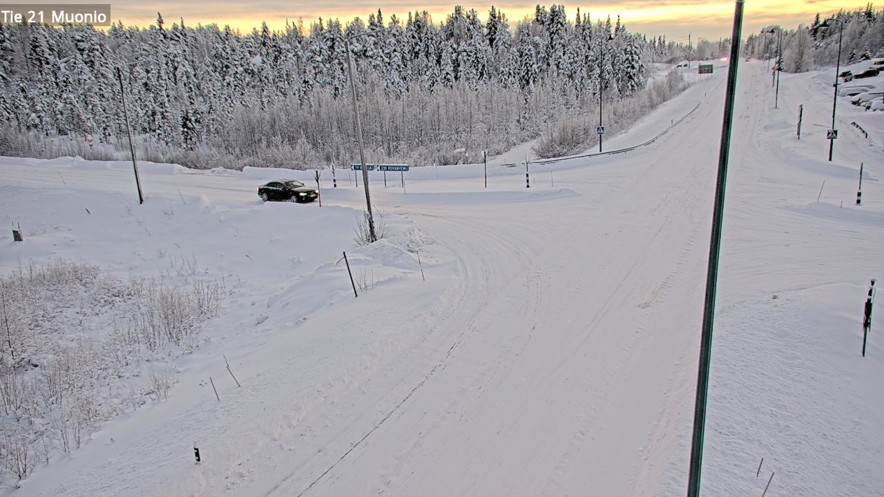 Weather Camera Image Road 21 Muonio, Muonio, Lappi