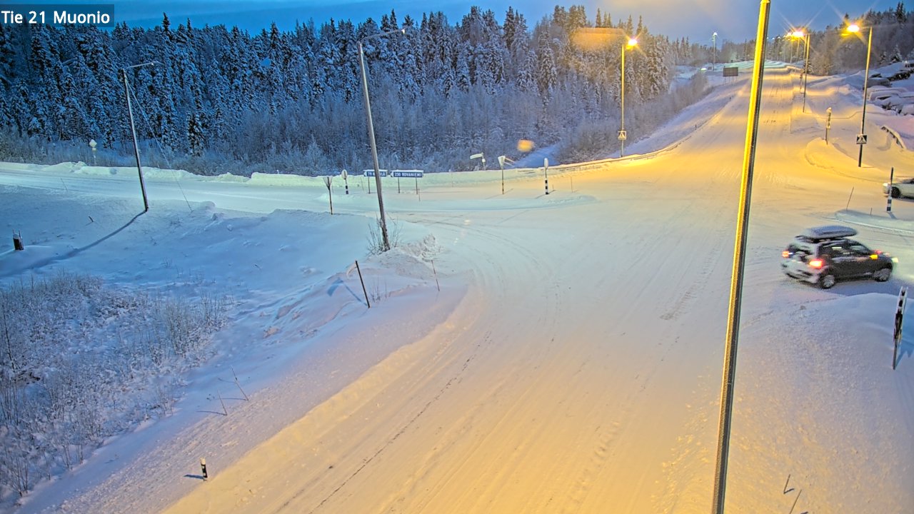 Weather Camera Image Road 21 Muonio, Muonio, Lappi