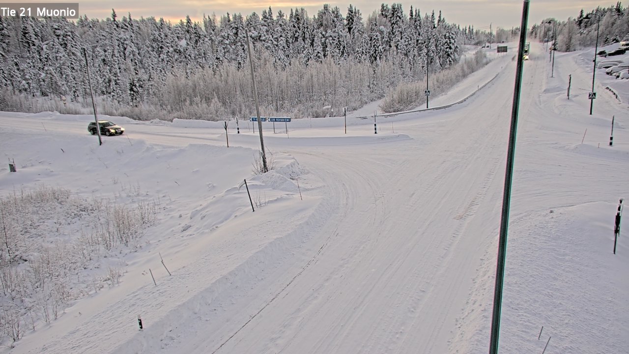 Weather Camera Image Väg 21 Muonio, Muonio, Lappi