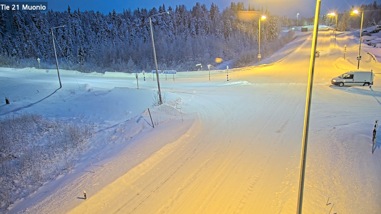Weather Camera Image Road 21 Muonio, Muonio, Lappi