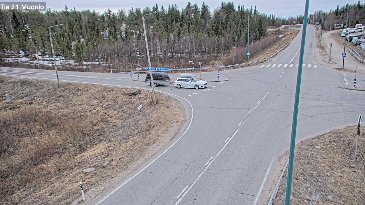 Weather Camera Image Väg 21 Muonio, Muonio, Lappi