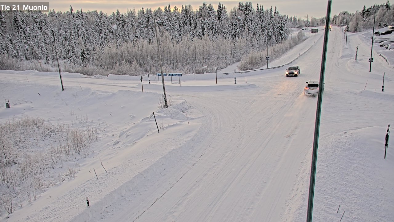 Weather Camera Image Väg 21 Muonio, Muonio, Lappi