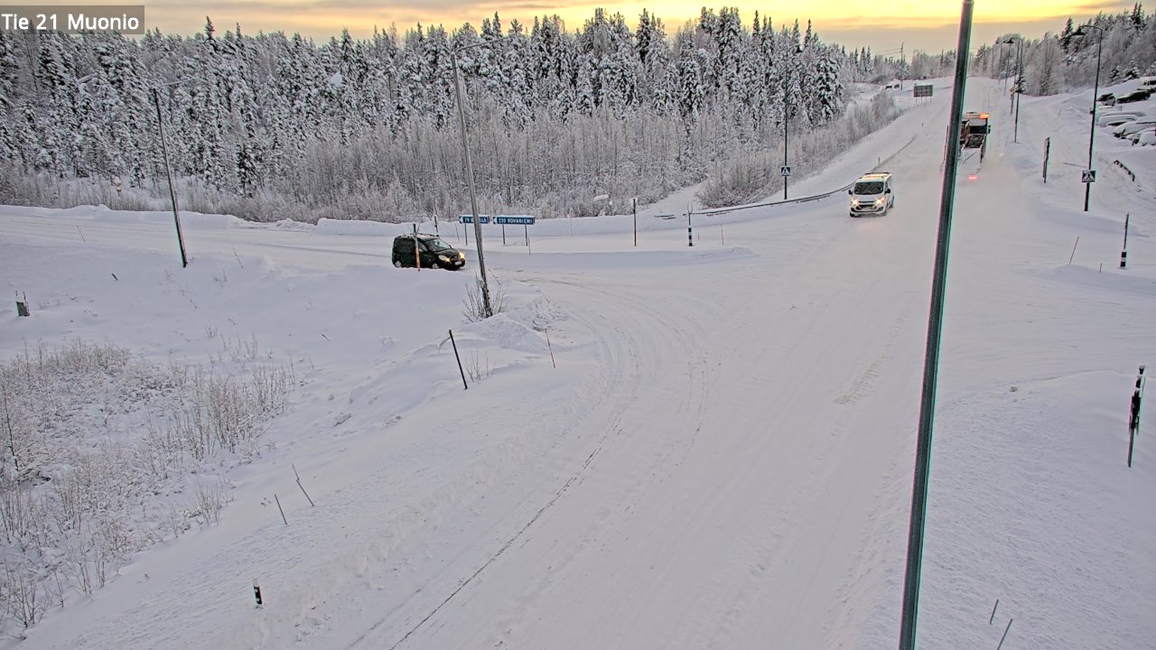 Weather Camera Image Väg 21 Muonio, Muonio, Lappi