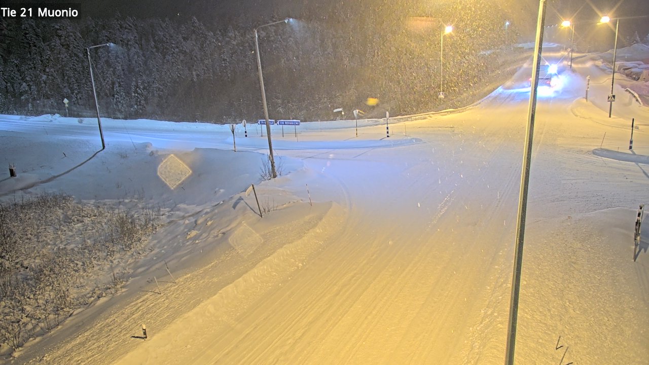 Weather Camera Image Väg 21 Muonio, Muonio, Lappi