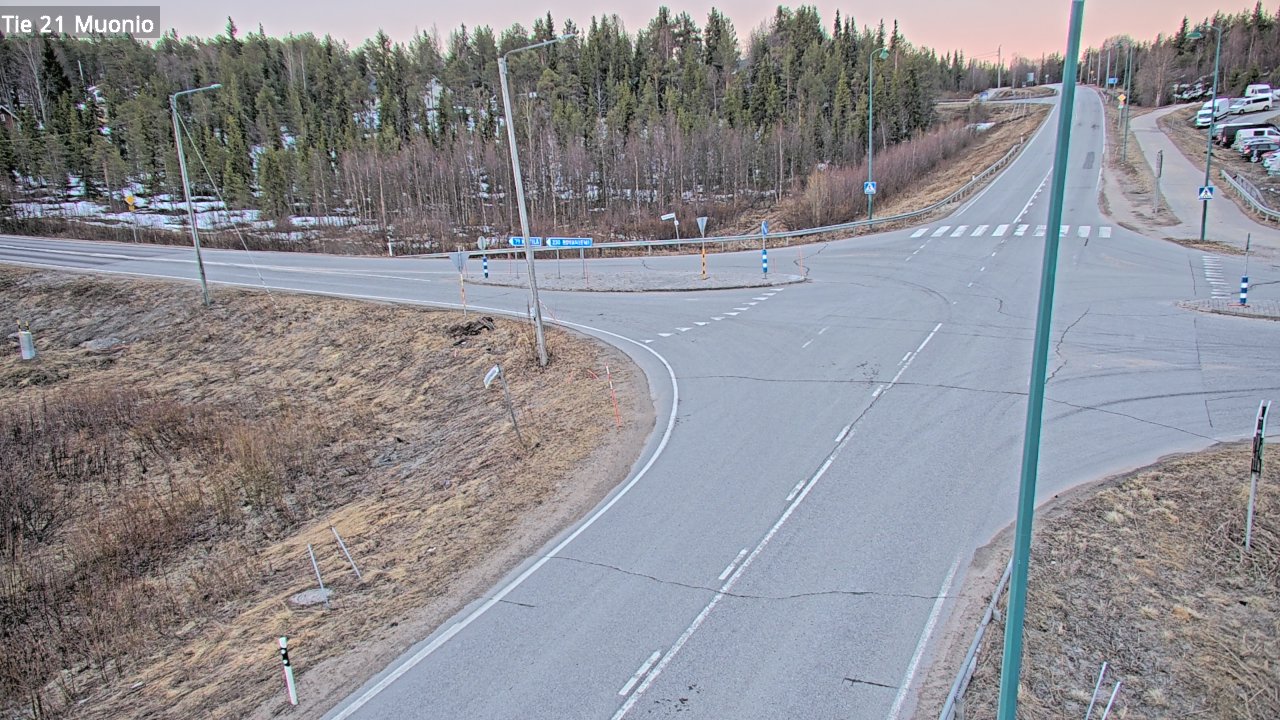 Weather Camera Image Väg 21 Muonio, Muonio, Lappi
