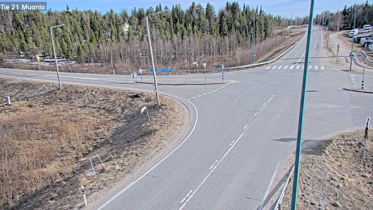 Weather Camera Image Väg 21 Muonio, Muonio, Lappi