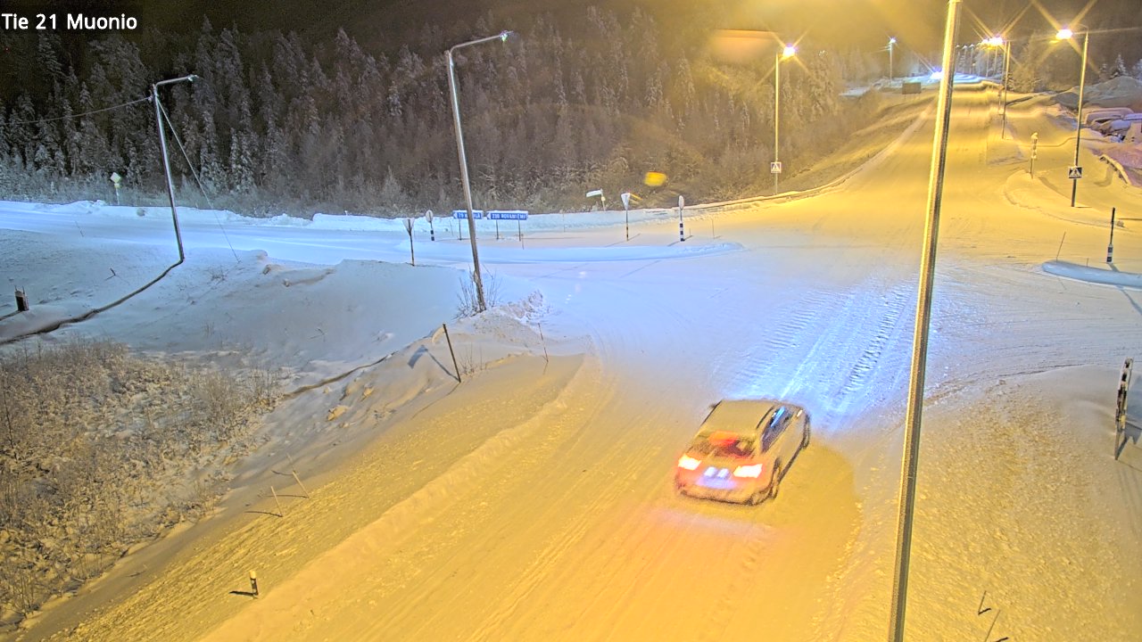 Weather Camera Image Väg 21 Muonio, Muonio, Lappi