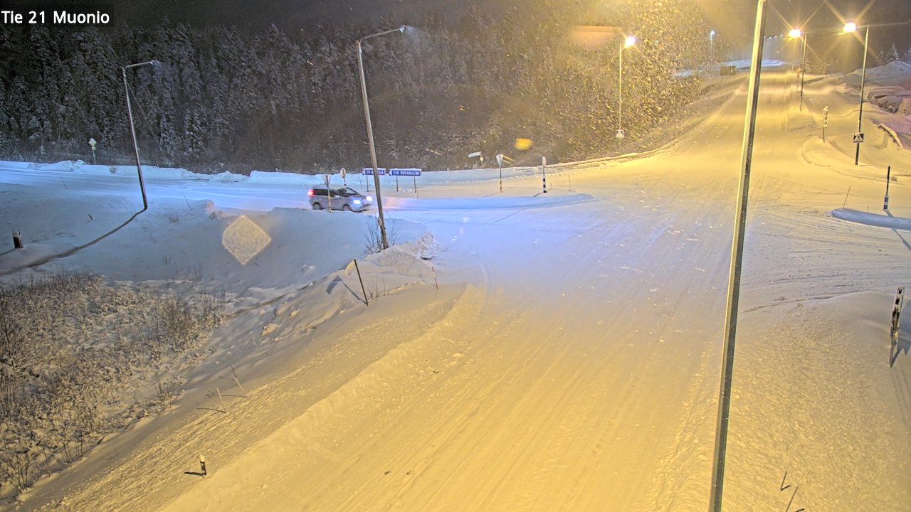 Weather Camera Image Väg 21 Muonio, Muonio, Lappi