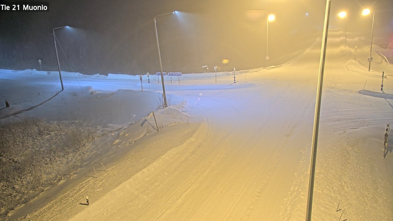Weather Camera Image Väg 21 Muonio, Muonio, Lappi