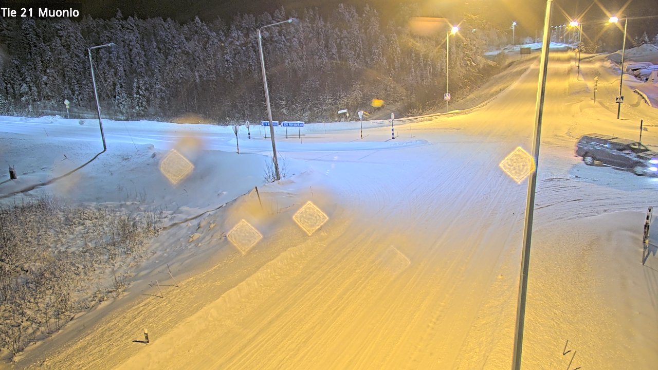 Weather Camera Image Väg 21 Muonio, Muonio, Lappi