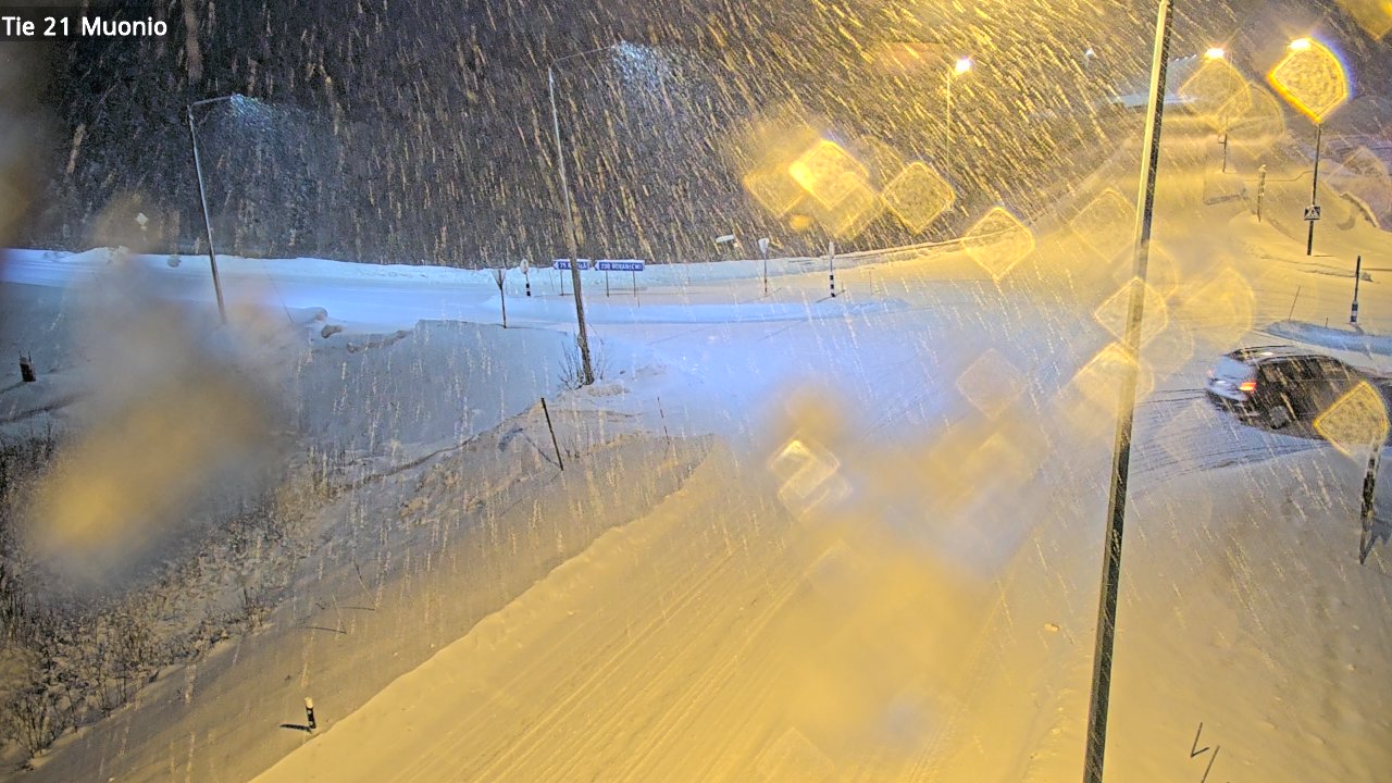 Weather Camera Image Väg 21 Muonio, Muonio, Lappi