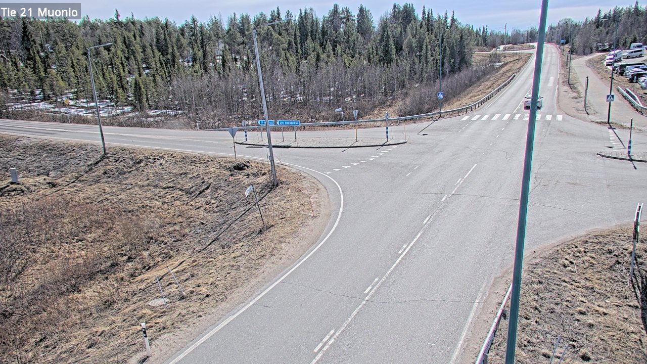 Weather Camera Image Väg 21 Muonio, Muonio, Lappi