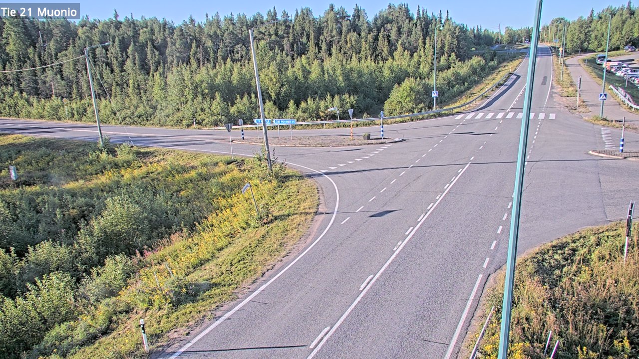 Weather Camera Image Road 21 Muonio, Muonio, Lappi