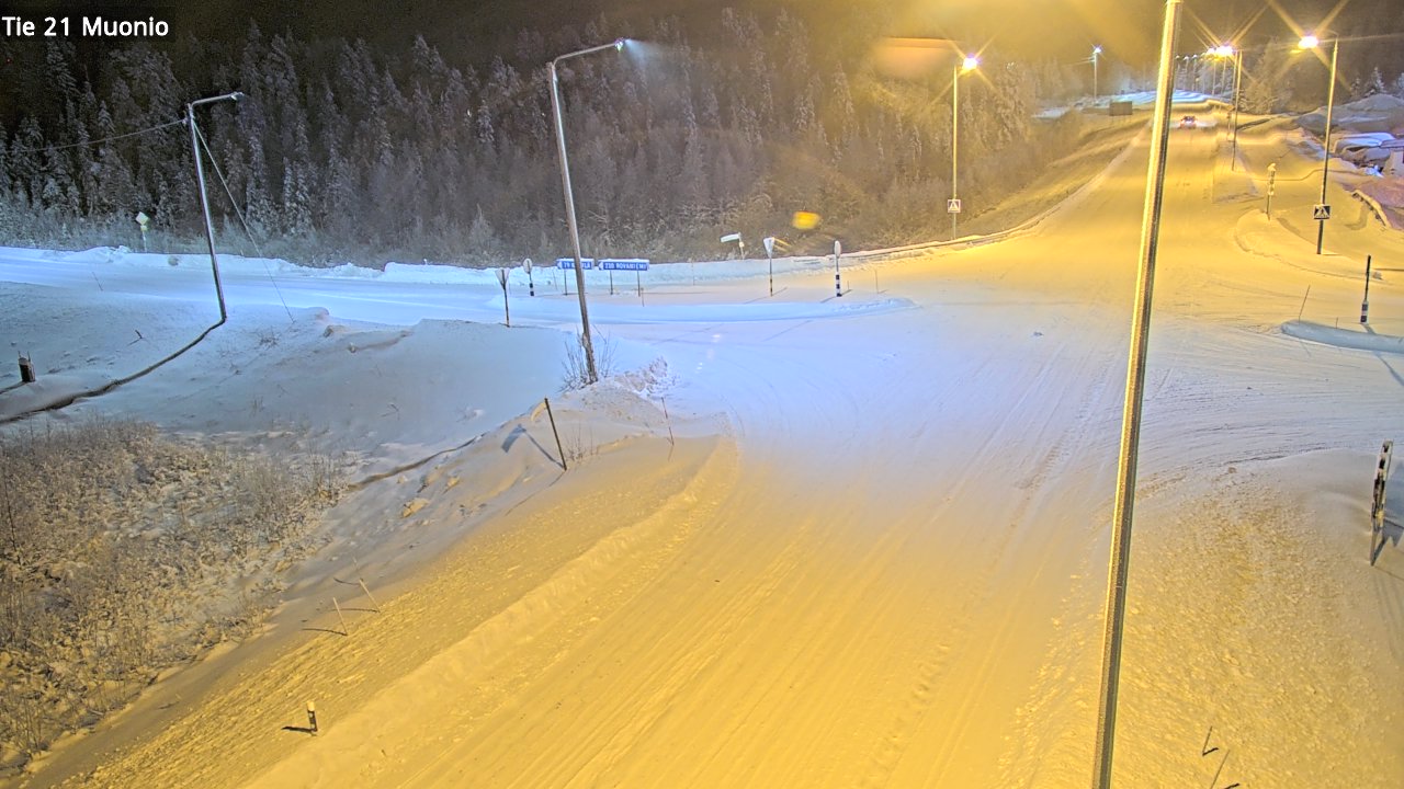 Weather Camera Image Väg 21 Muonio, Muonio, Lappi
