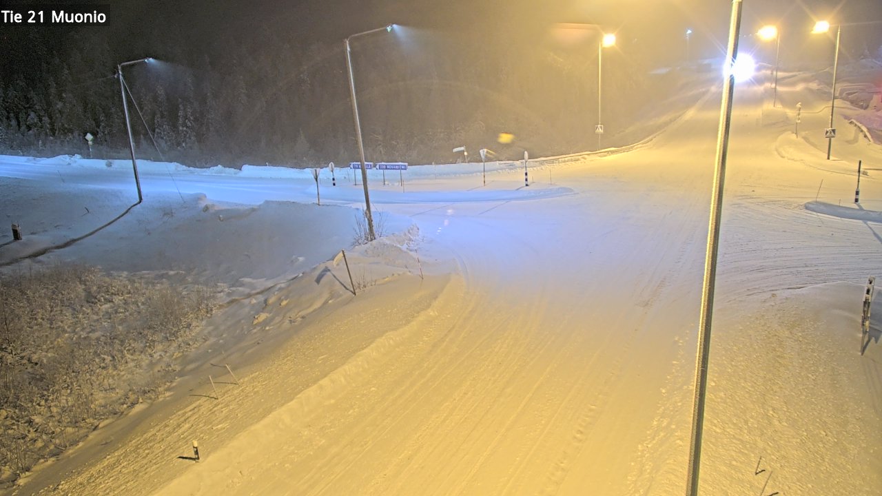 Weather Camera Image Väg 21 Muonio, Muonio, Lappi