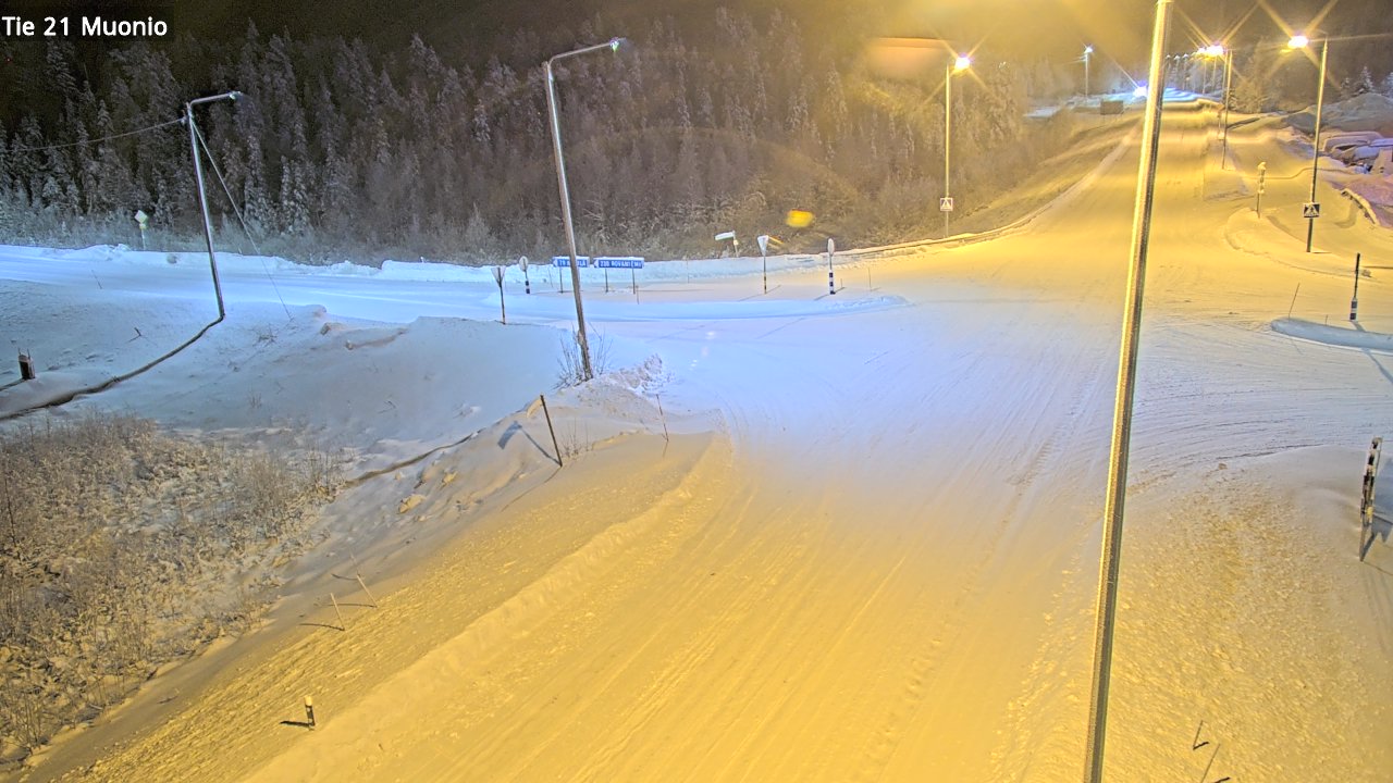 Weather Camera Image Väg 21 Muonio, Muonio, Lappi