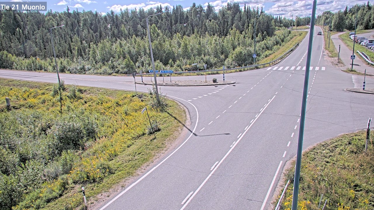 Weather Camera Image Väg 21 Muonio, Muonio, Lappi
