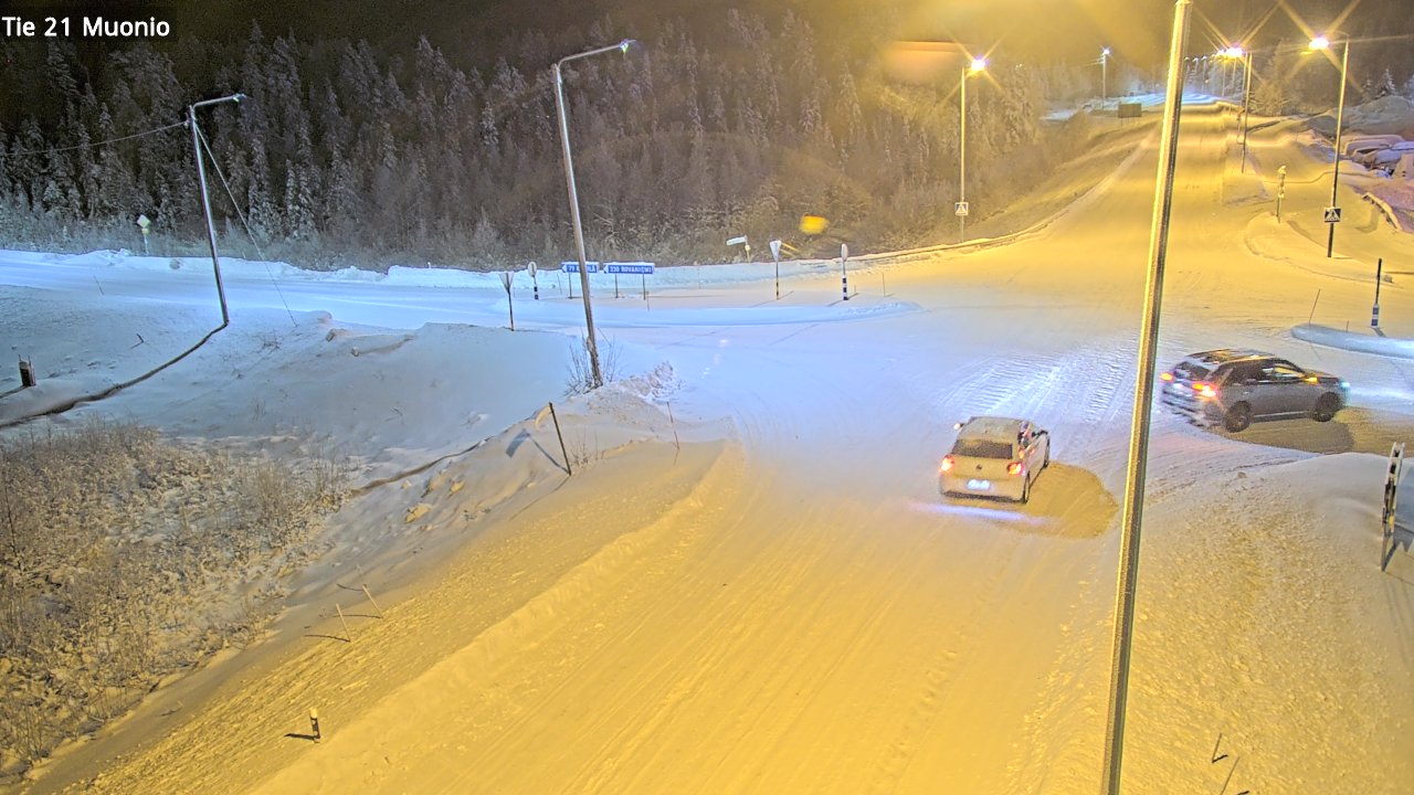 Weather Camera Image Väg 21 Muonio, Muonio, Lappi