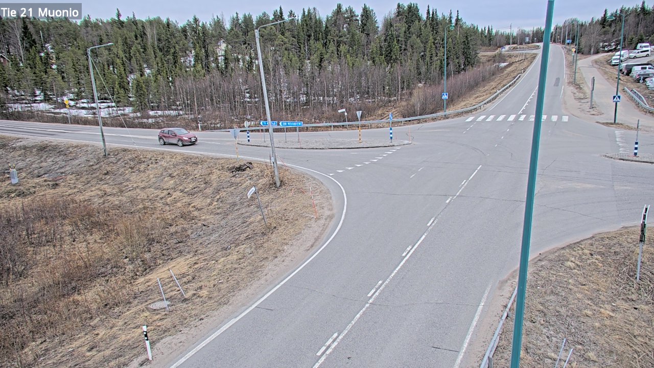 Weather Camera Image Väg 21 Muonio, Muonio, Lappi