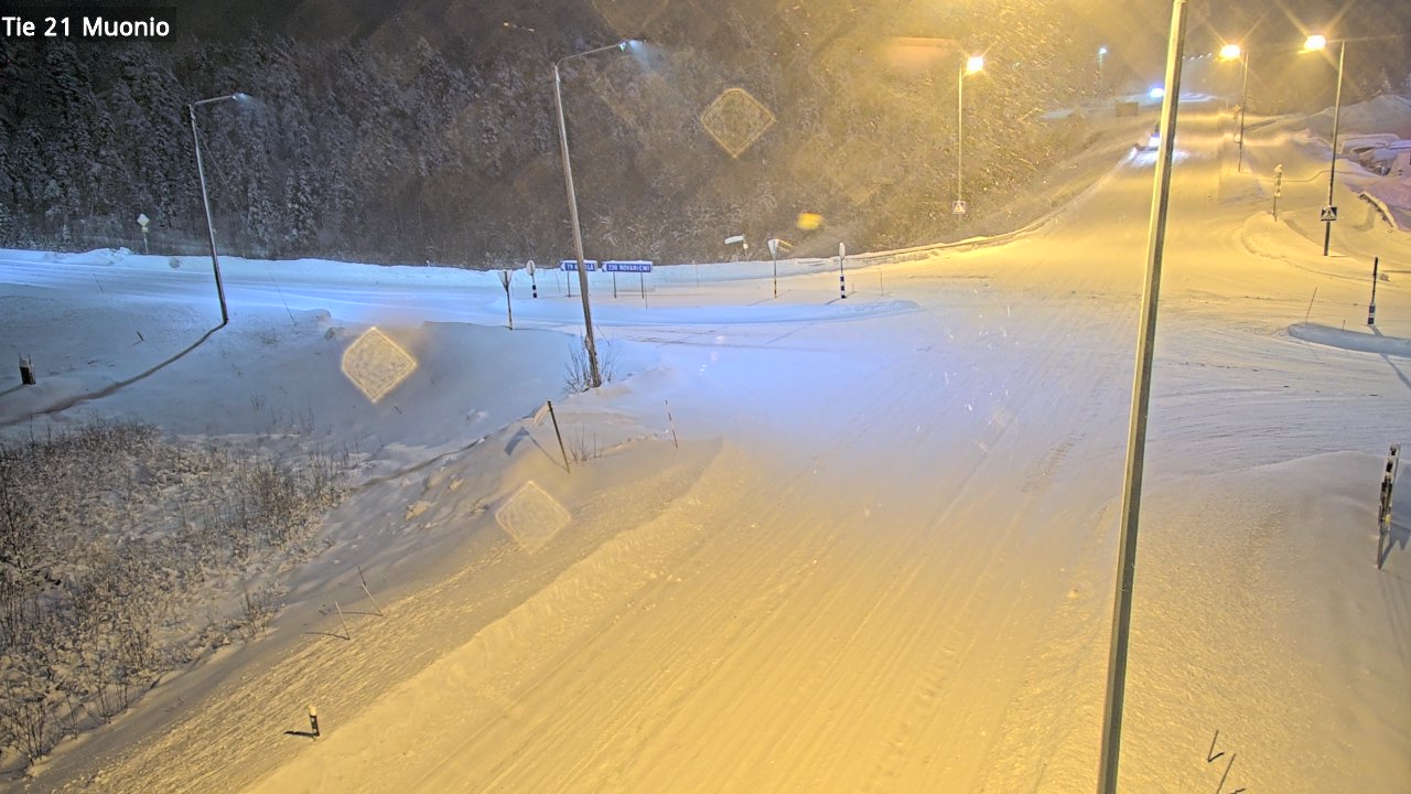 Weather Camera Image Väg 21 Muonio, Muonio, Lappi