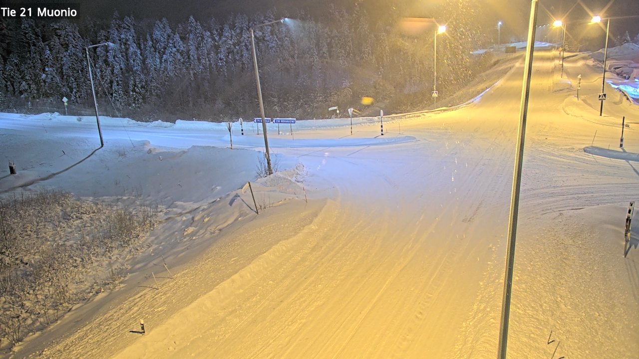 Weather Camera Image Väg 21 Muonio, Muonio, Lappi