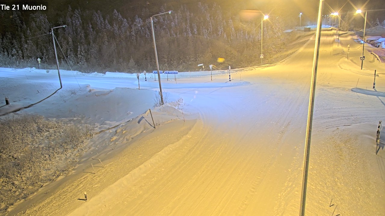Weather Camera Image Väg 21 Muonio, Muonio, Lappi