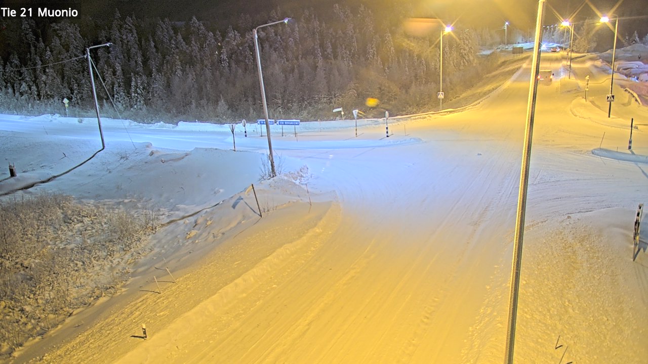 Weather Camera Image Väg 21 Muonio, Muonio, Lappi